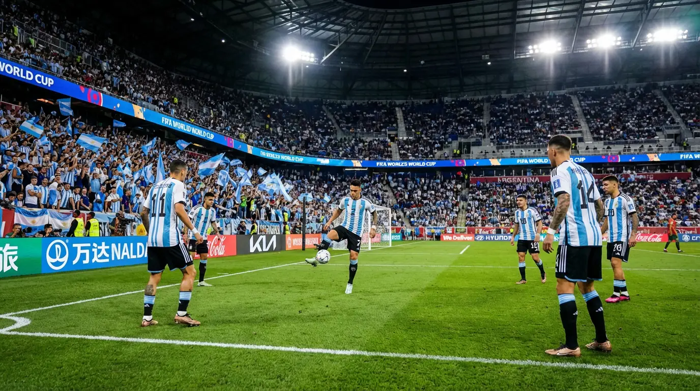 Argentina som regjerende verdensmester med Messi foran VM 2026