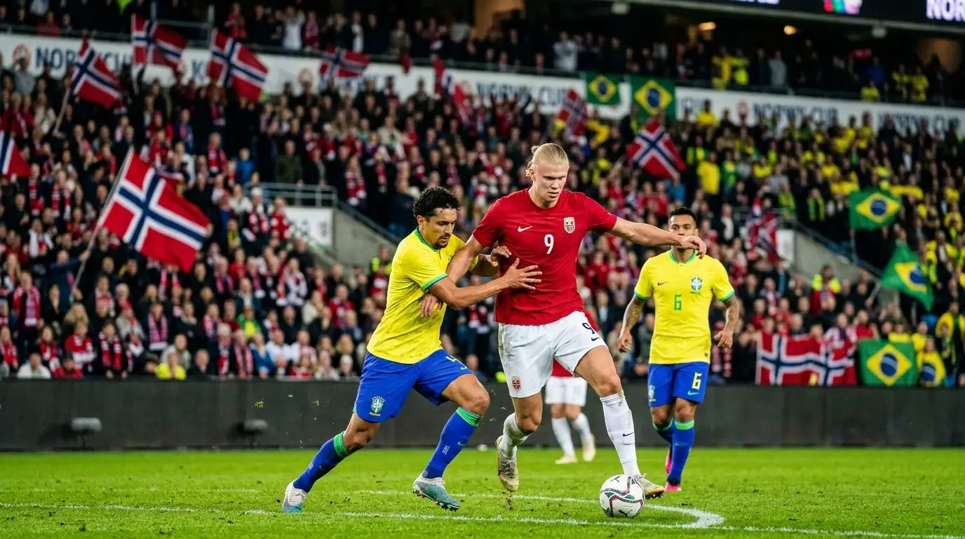 Norge – Brasil VM 2026 — åttedelsfinale