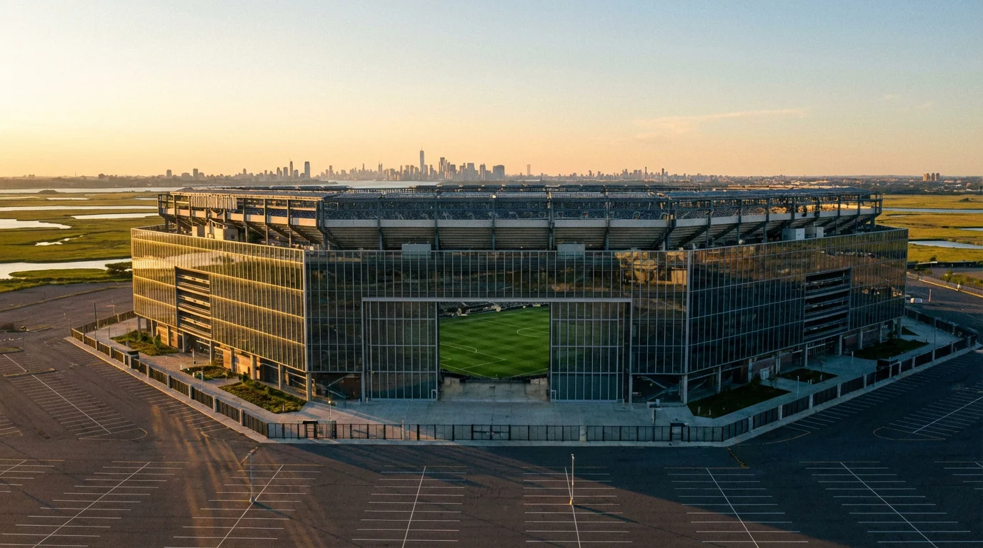 MetLife Stadium i East Rutherford, New Jersey — arena for VM 2026-finalen